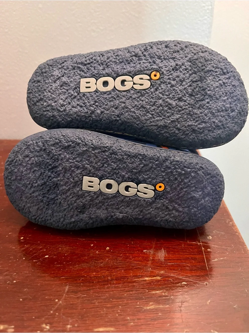 Baby Bogs size 5: Blue & Orange Dino Handle Winter Boots